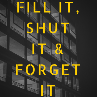 Fill It, Shut It & Forget It